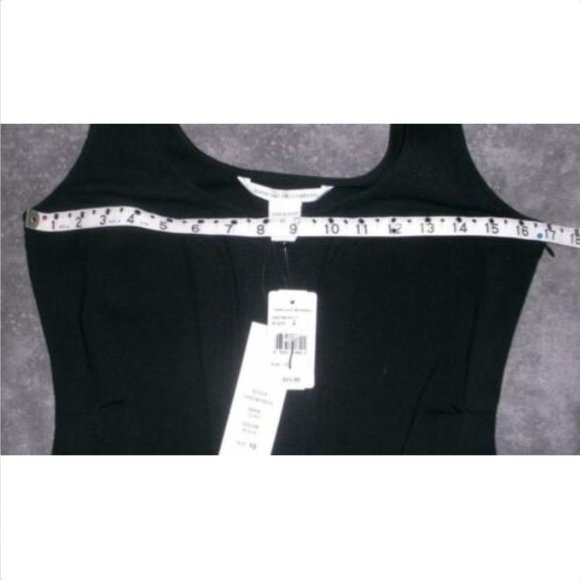 Diane Von Furstenberg Ulani Black Tank Dress 10 - Picture 6 of 8